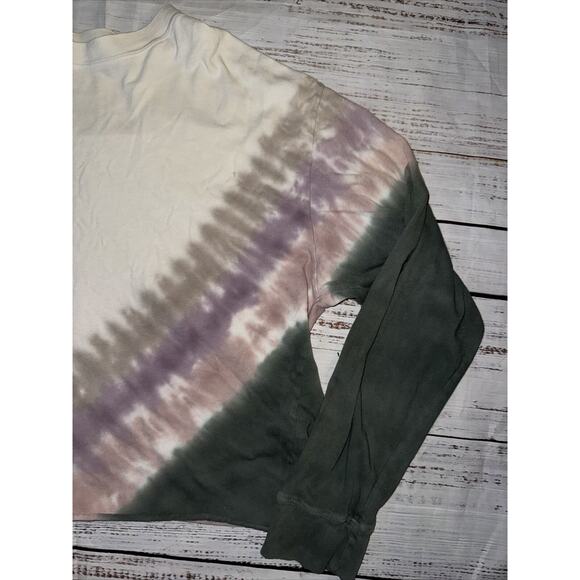 Daydreamer Tie Dye Long Sleeve in Dusty Rose Women's Size Large L *FLAW* - Picture 2 of 7